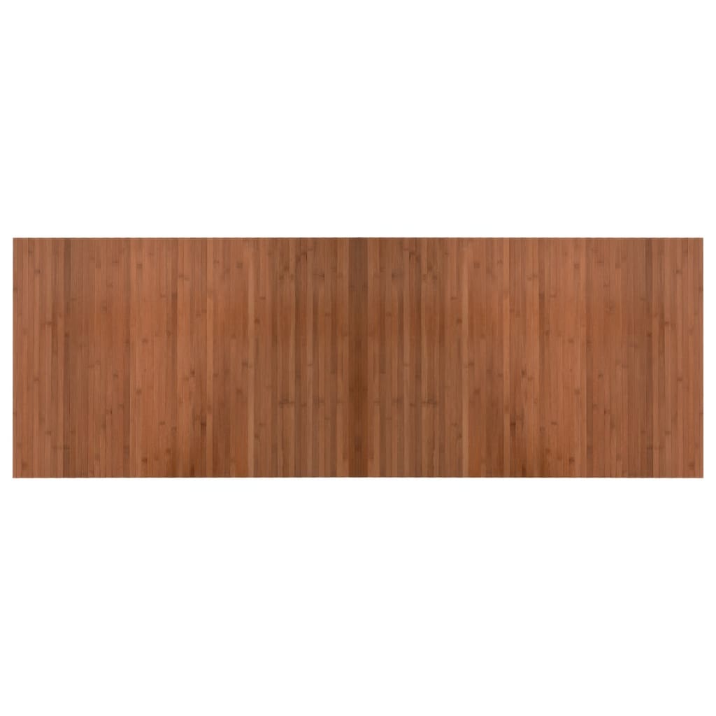 Teppich Rechteckig Braun 70x200 cm Bambus