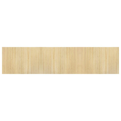 Teppich Rechteckig Hell Natur 70x300 cm Bambus