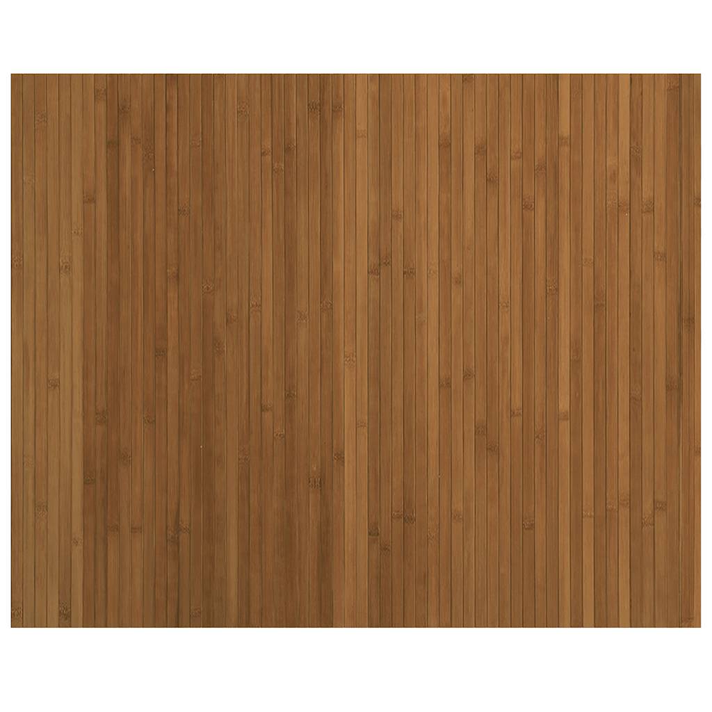 Teppich Rechteckig Braun 80x100 cm Bambus