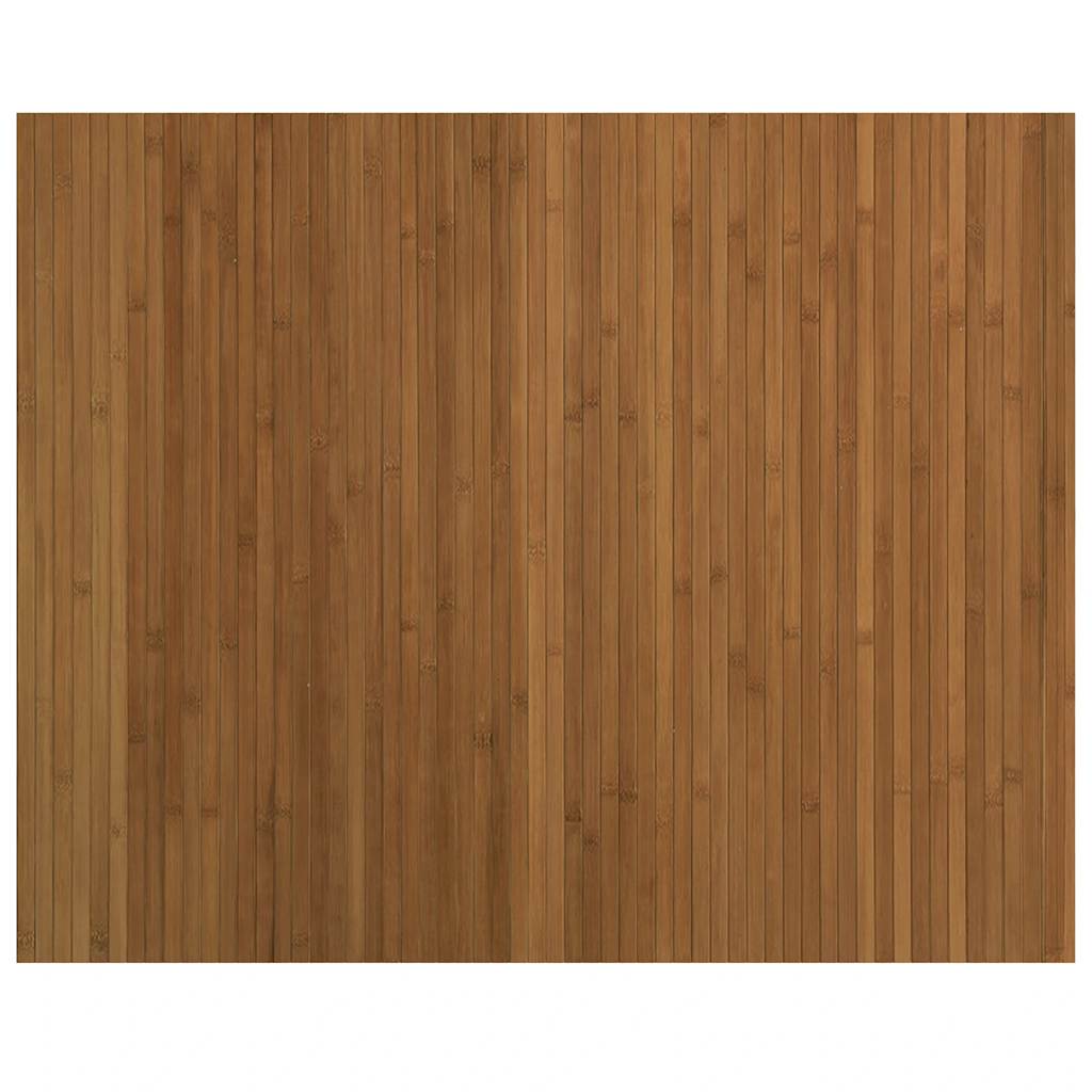 Teppich Rechteckig Braun 80x100 cm Bambus