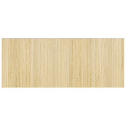 Teppich Rechteckig Hell Natur 80x200 cm Bambus