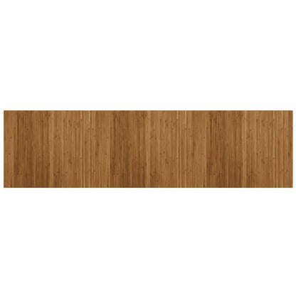 Teppich Rechteckig Braun 80x300 cm Bambus