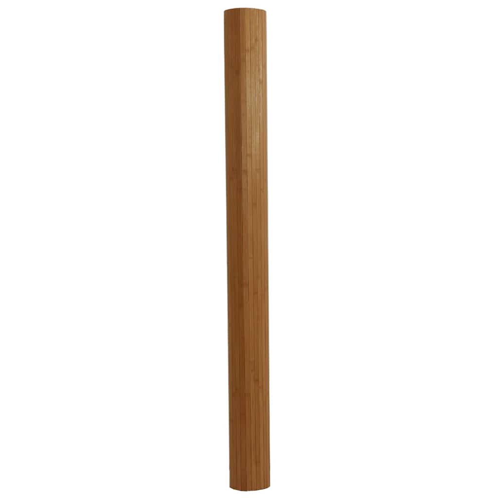 Teppich Rechteckig Braun 80x300 cm Bambus