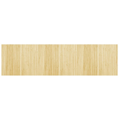 Teppich Rechteckig Hell Natur 80x300 cm Bambus