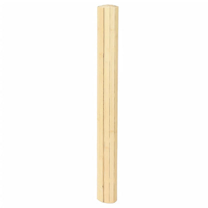 Teppich Rechteckig Hell Natur 80x300 cm Bambus