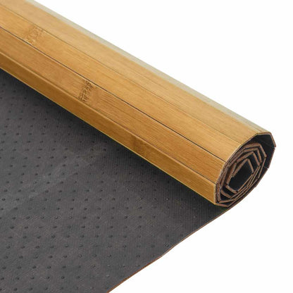Teppich Rechteckig Natur 100x200 cm Bambus