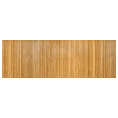 Teppich Rechteckig Natur 100x300 cm Bambus