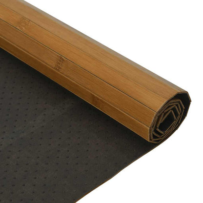 Teppich Rechteckig Braun 100x300 cm Bambus