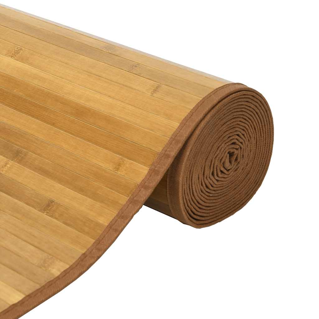 Teppich Rechteckig Natur 60x100 cm Bambus