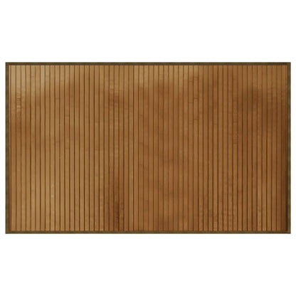 Teppich Rechteckig Braun 60x100 cm Bambus