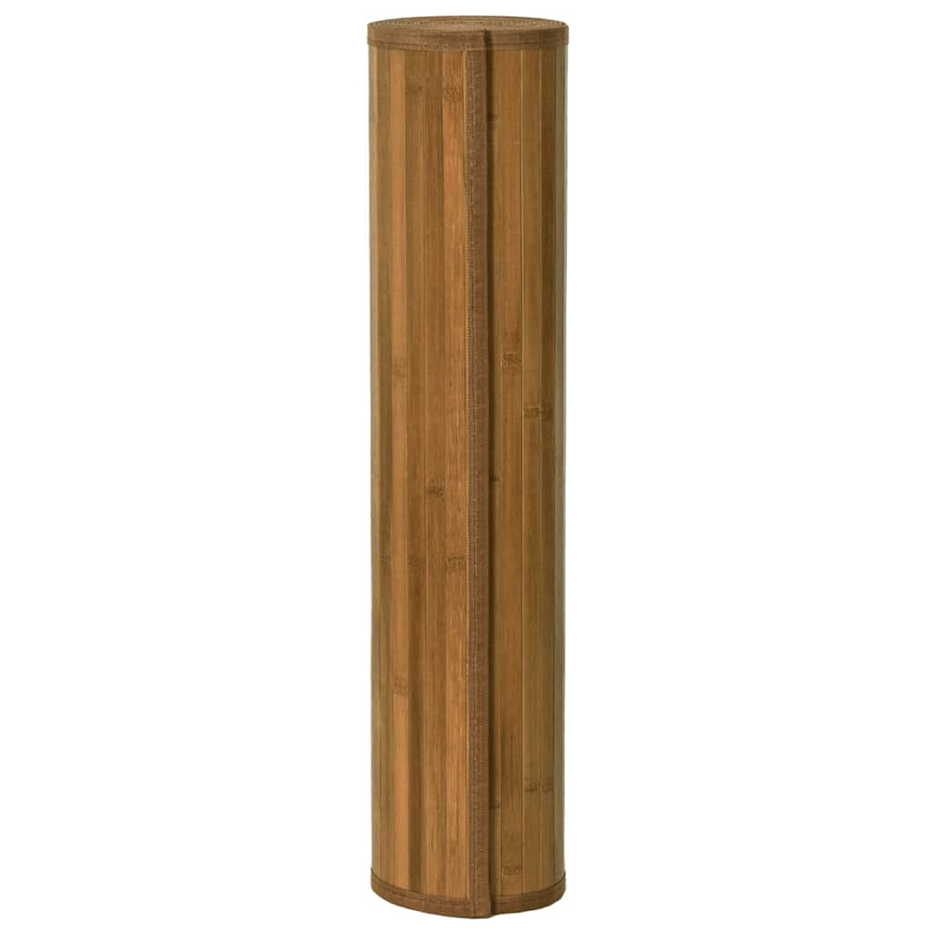 Teppich Rechteckig Braun 60x100 cm Bambus