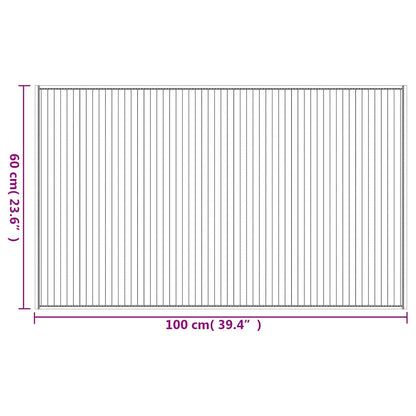 Teppich Rechteckig Braun 60x100 cm Bambus