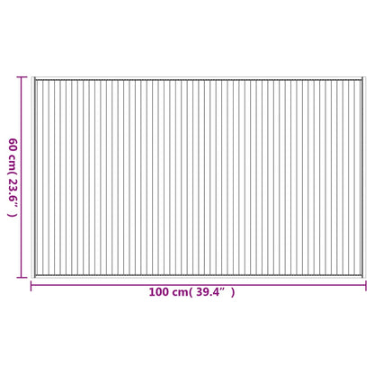 Teppich Rechteckig Dunkelbraun 60x100 cm Bambus