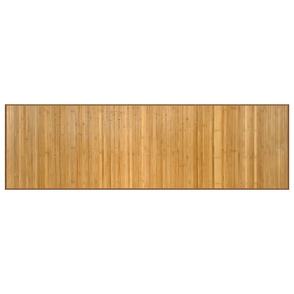 Teppich Rechteckig Natur 60x200 cm Bambus