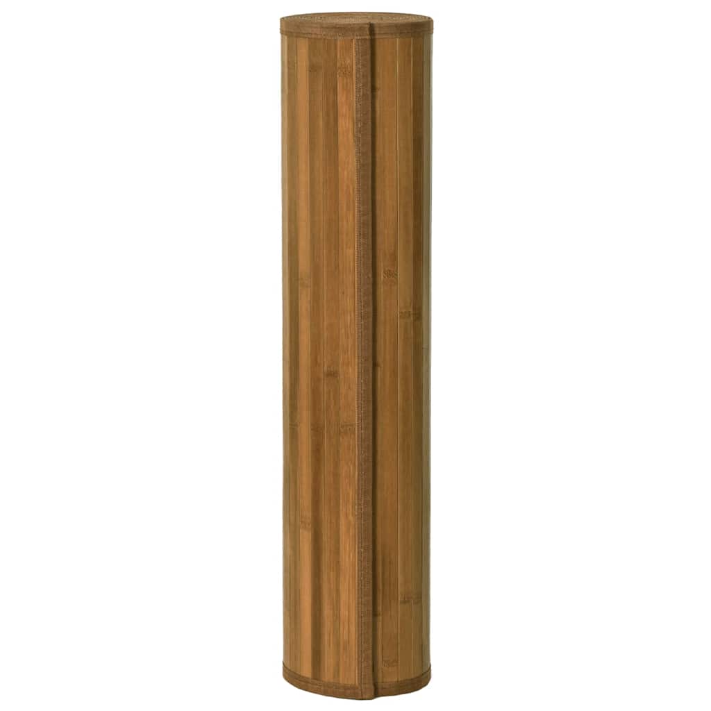 Teppich Rechteckig Braun 70x100 cm Bambus