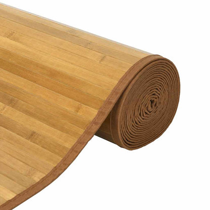 Teppich Rechteckig Natur 70x200 cm Bambus