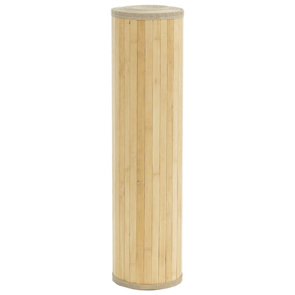 Teppich Rechteckig Hell Natur 70x200 cm Bambus