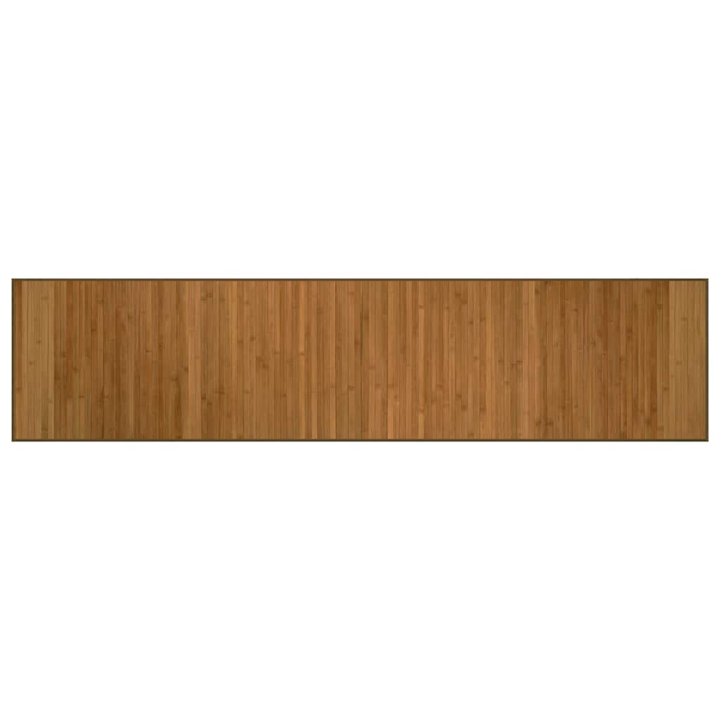 Teppich Rechteckig Braun 70x300 cm Bambus