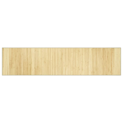 Teppich Rechteckig Hell Natur 70x300 cm Bambus