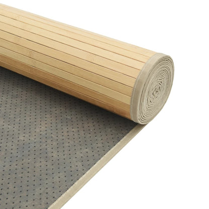 Teppich Rechteckig Hell Natur 70x300 cm Bambus