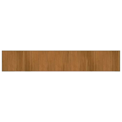 Teppich Rechteckig Braun 70x400 cm Bambus