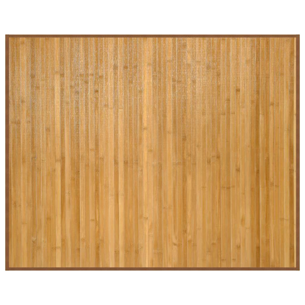 Teppich Rechteckig Natur 80x100 cm Bambus