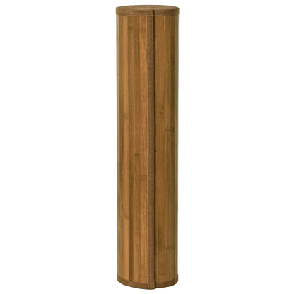 Teppich Rechteckig Braun 80x100 cm Bambus