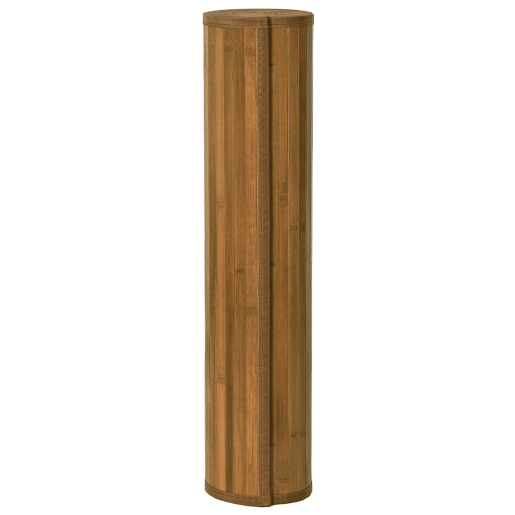 Teppich Rechteckig Braun 80x300 cm Bambus