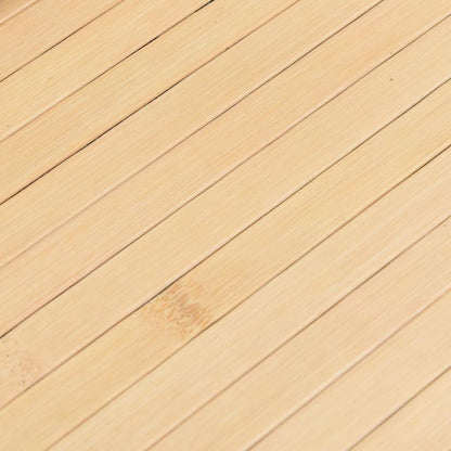 Teppich Rechteckig Hell Natur 80x300 cm Bambus
