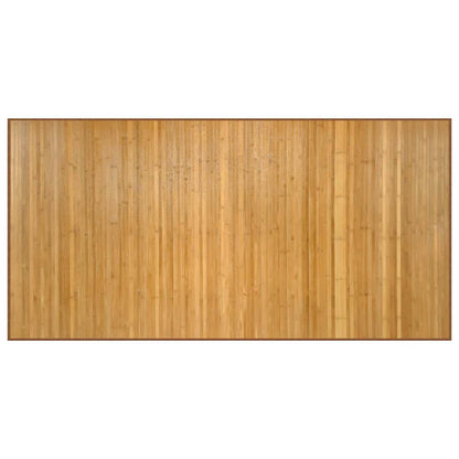Teppich Rechteckig Natur 100x200 cm Bambus