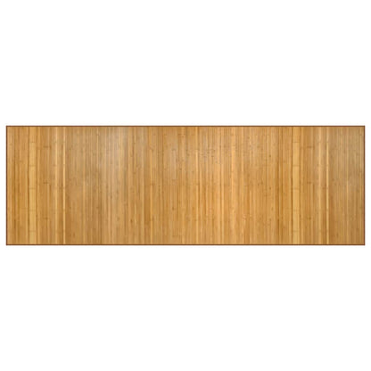 Teppich Rechteckig Natur 100x300 cm Bambus