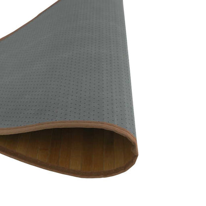Teppich Rund Braun 100 cm Bambus