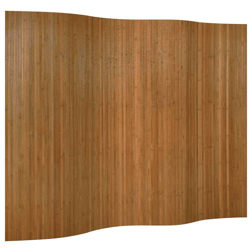 Paravent Braun Breite 250 cm Höhe 165 cm Bambus