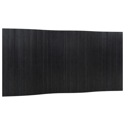 Paravent Schwarz Breite 400 cm Höhe 165 cm Bambus
