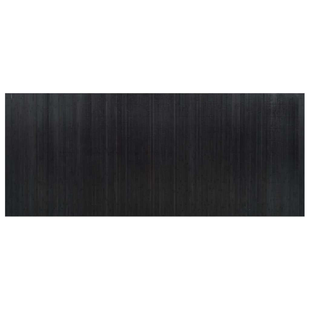 Paravent Schwarz Breite 400 cm Höhe 165 cm Bambus