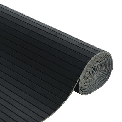 Paravent Schwarz Breite 400 cm Höhe 165 cm Bambus