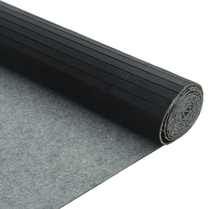 Paravent Schwarz Breite 400 cm Höhe 165 cm Bambus