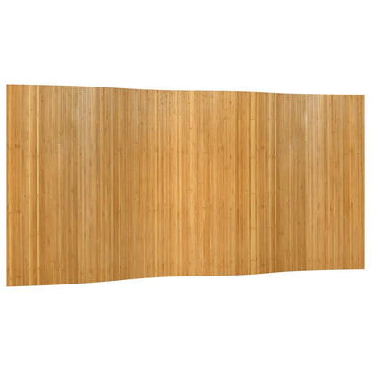 Paravent Natur Breite 400 cm Höhe 165 cm Bambus