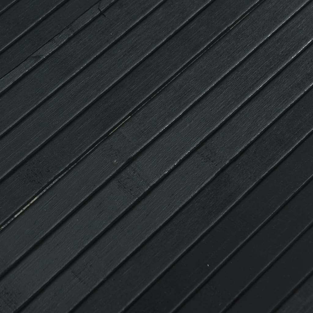 Paravent Schwarz Breite 600 cm Höhe 165 cm Bambus