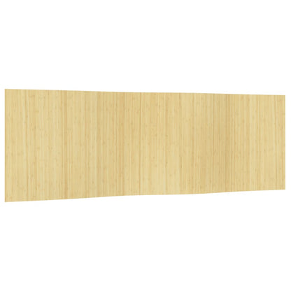 Paravent Hell Natur Breite 600 cm Höhe 165 cm Bambus