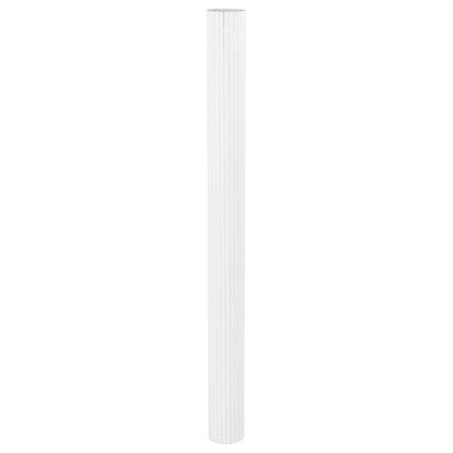 Paravent Weiß Breite 600 cm Höhe 165 cm Bambus