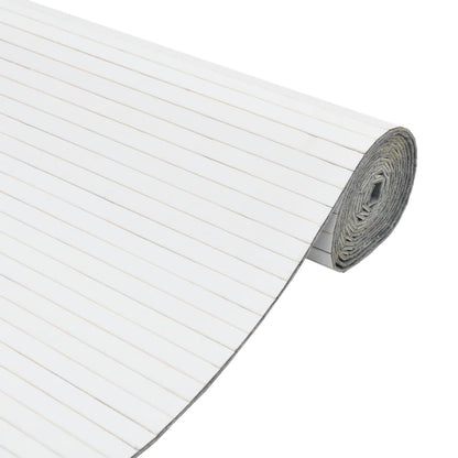 Paravent Weiß Breite 600 cm Höhe 165 cm Bambus