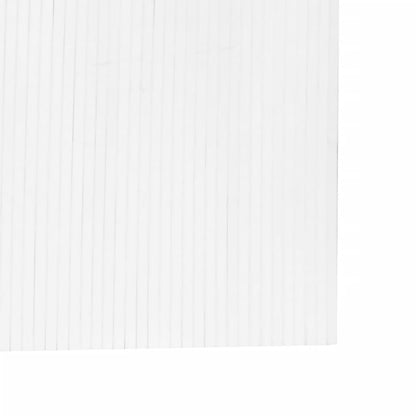 Paravent Weiß Breite 600 cm Höhe 165 cm Bambus