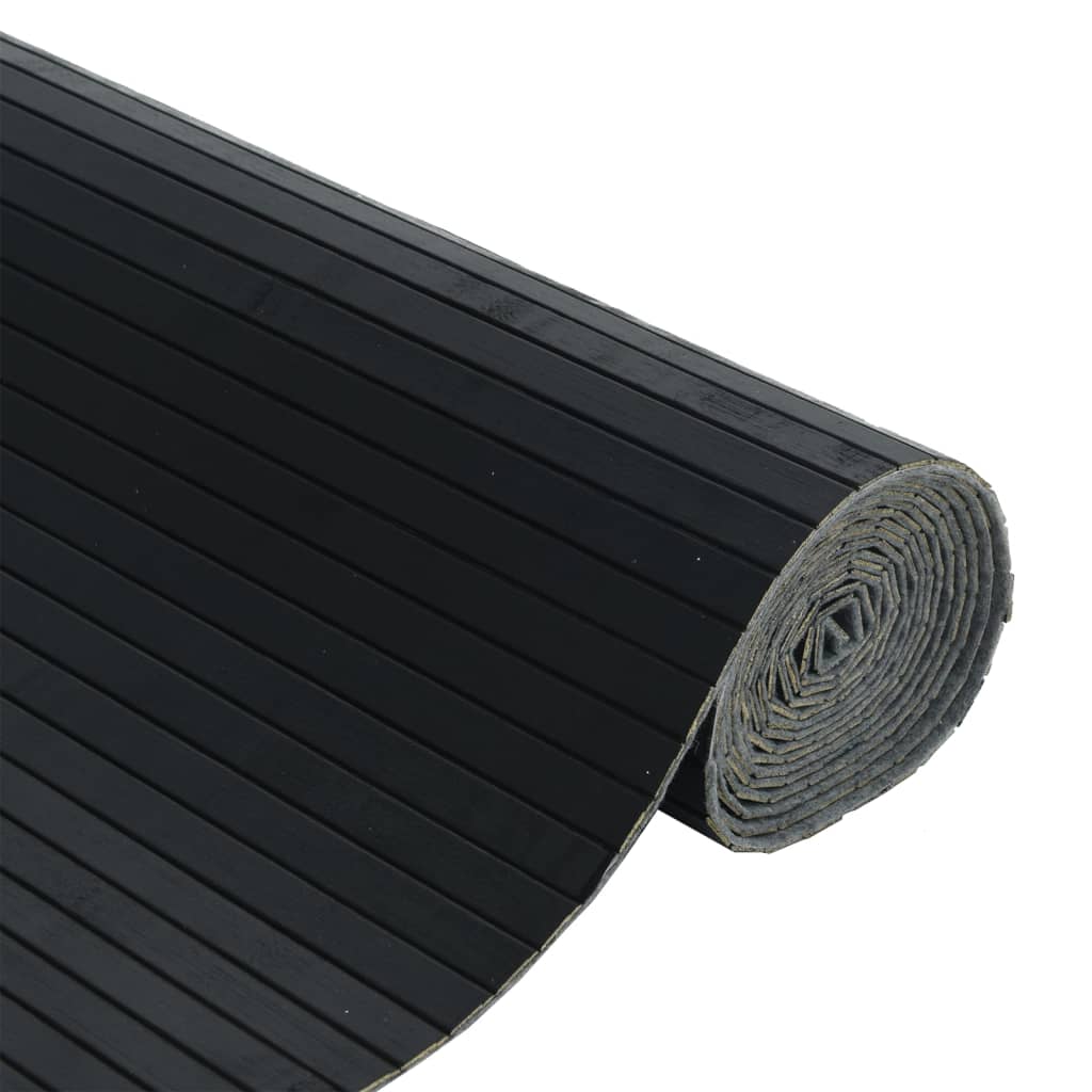 Paravent Schwarz Breite 800 cm Höhe 165 cm Bambus