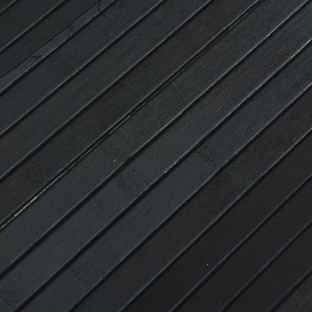 Paravent Schwarz Breite 800 cm Höhe 165 cm Bambus