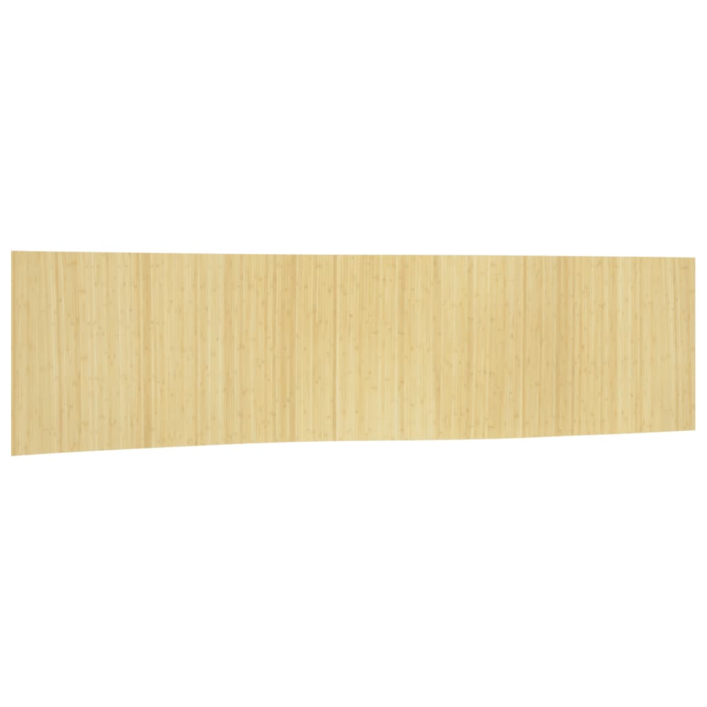 Paravent Hell Natur Breite 800 cm Höhe 165 cm Bambus