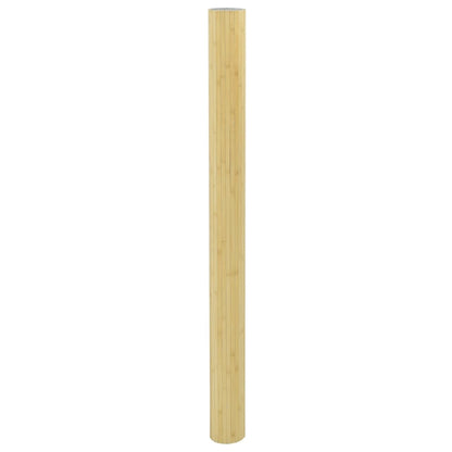 Paravent Hell Natur Breite 800 cm Höhe 165 cm Bambus