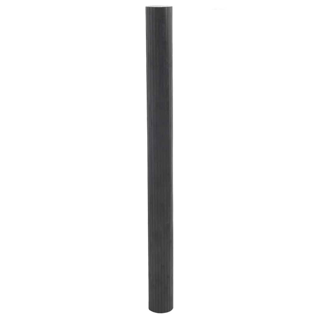 Paravent Grau Breite 800 cm Höhe 165 cm Bambus