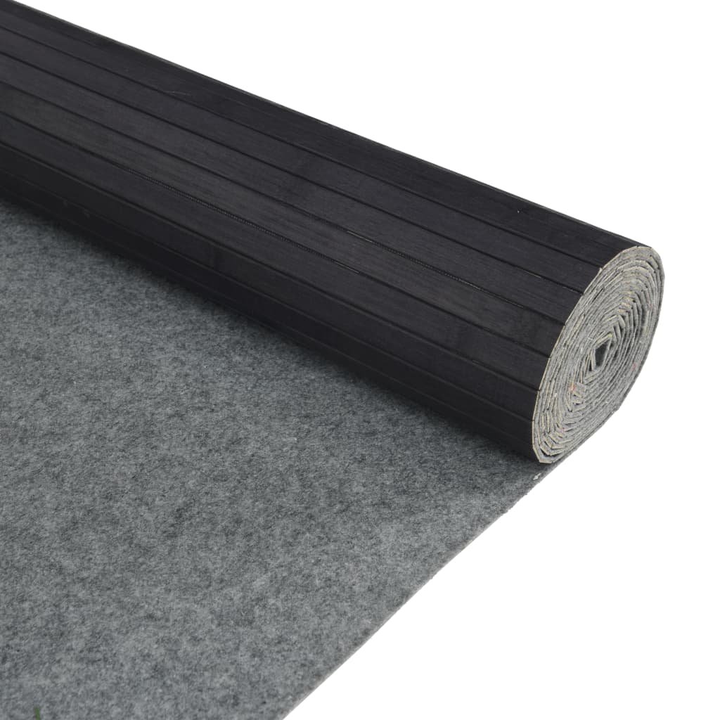 Paravent Grau Breite 800 cm Höhe 165 cm Bambus