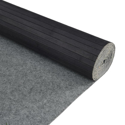 Paravent Grau Breite 800 cm Höhe 165 cm Bambus